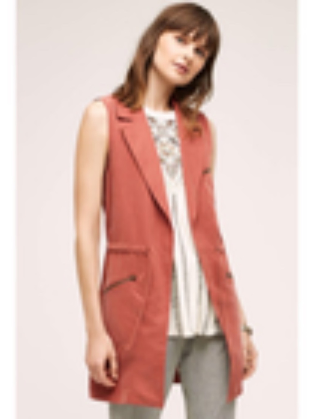 Anthropologie Old Town Vest by Elevenses Size S - Picture 5 of 10